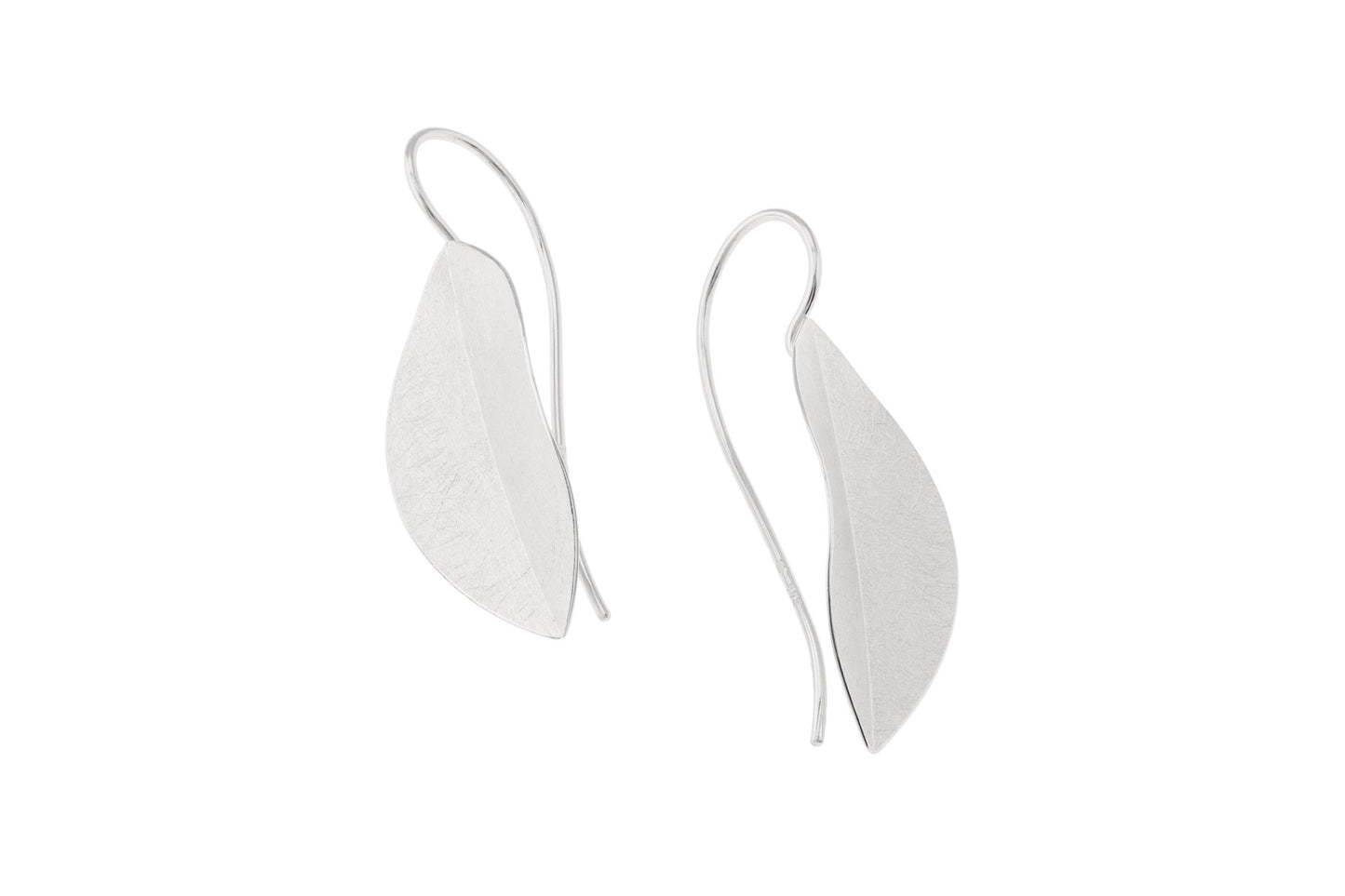 Bazylia Hook Earrings, Silver