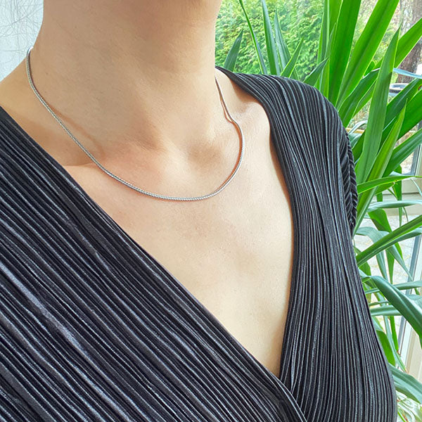 Silver 1.8mm Foxtail Chain