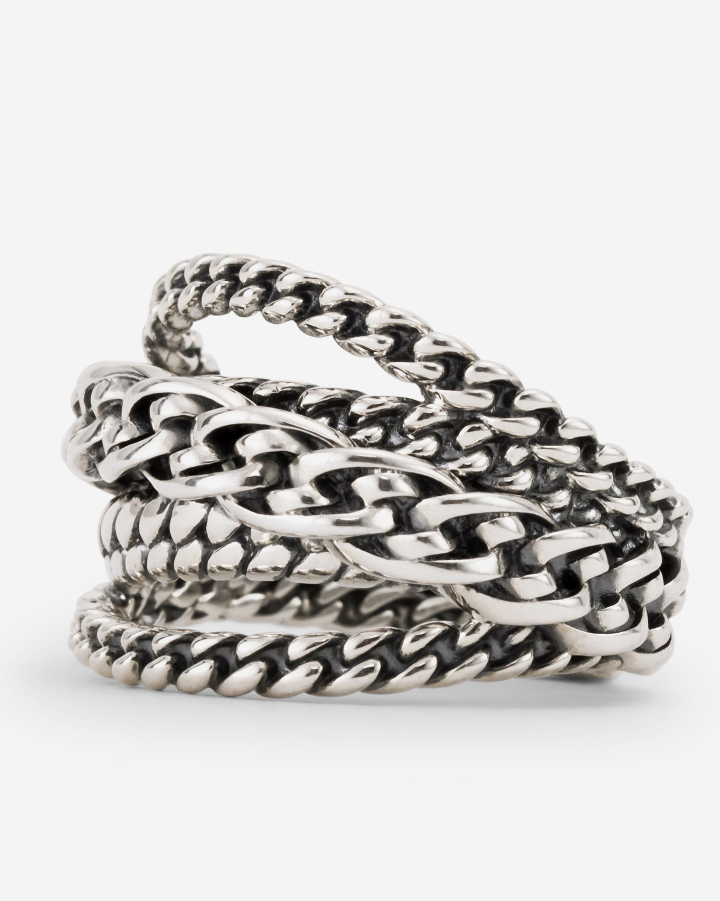 Nathalie Silver Multi Ring