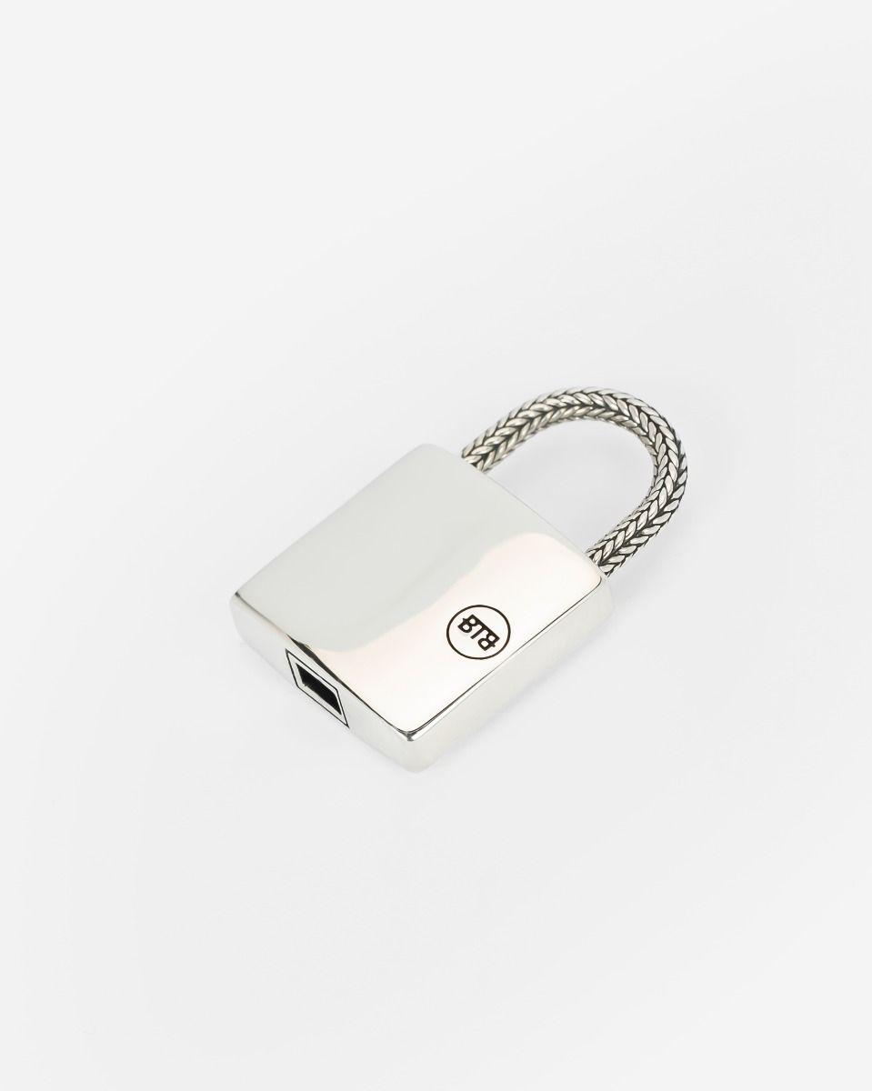 Essential Padlock Silver Necklace