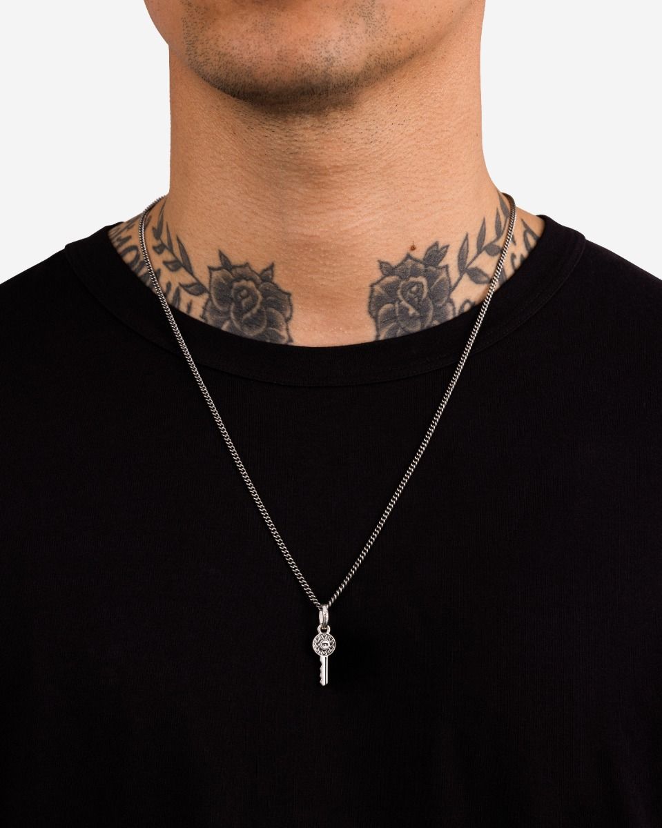 Essential Key Silver Necklace