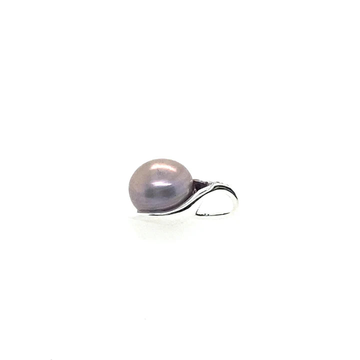 Pink Pearl Silver Cup Pendant