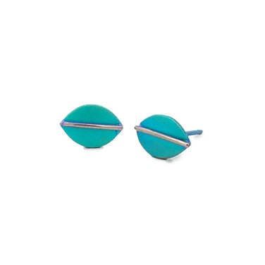 Titanium Shield Studs - Kingfisher