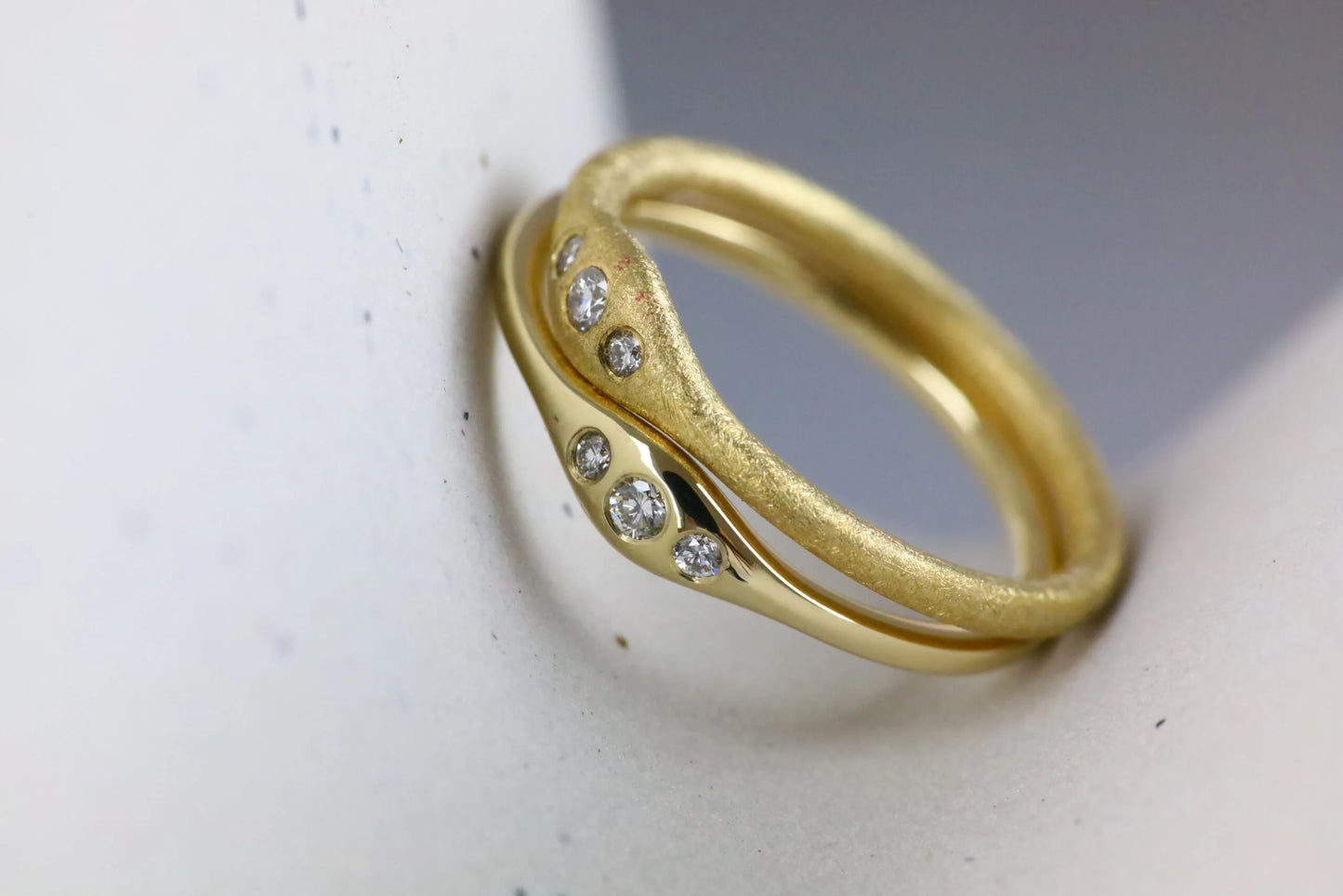 9ct Gold Trilogy Diamond Band