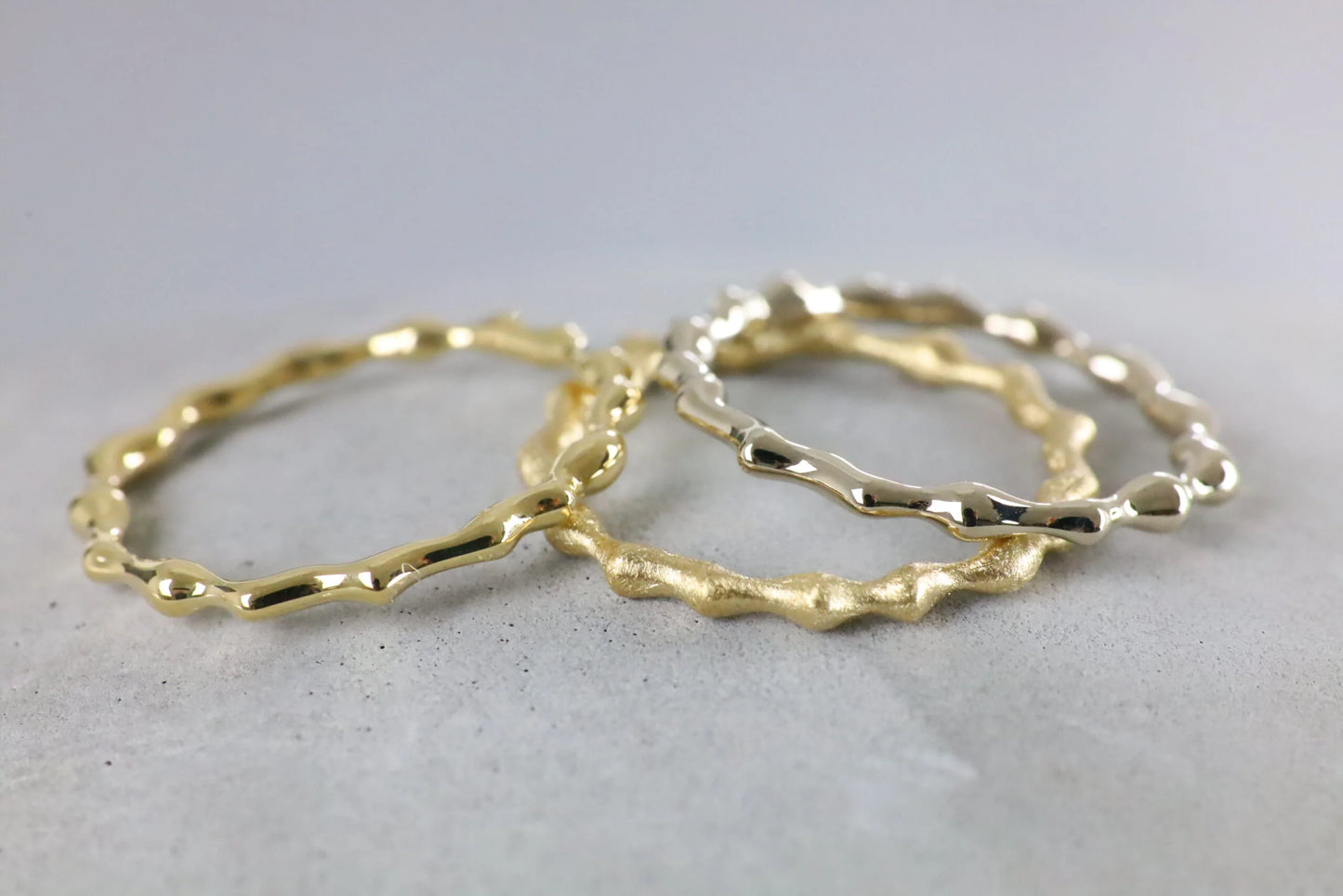 9ct Gold Bamboo Ring