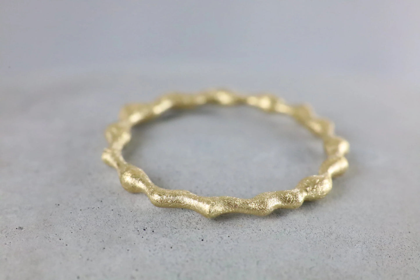9ct Gold Bamboo Ring