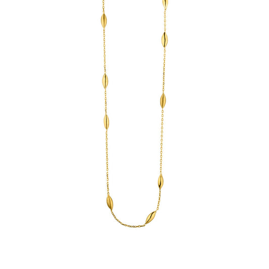 14ct Gold Leaf Necklace