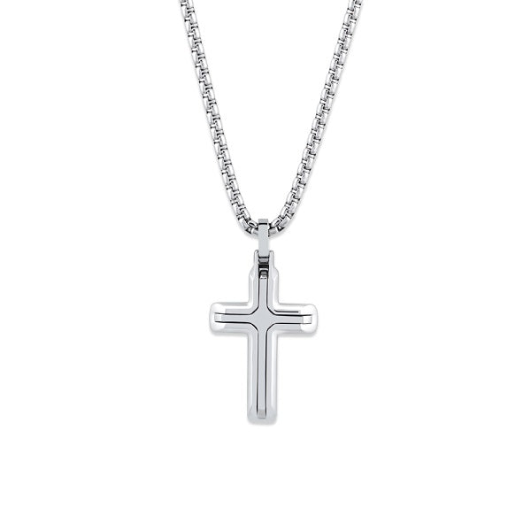 Steel Cross Pendant