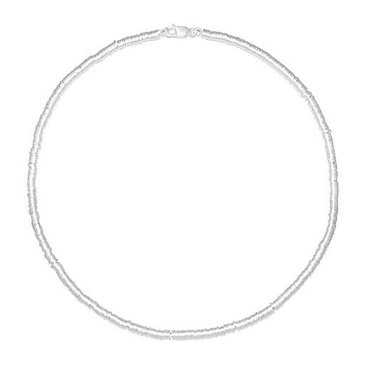 Silver Layered Disc Bracelet