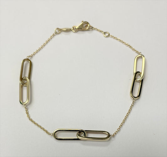 9ct Gold Bracelet With Links
