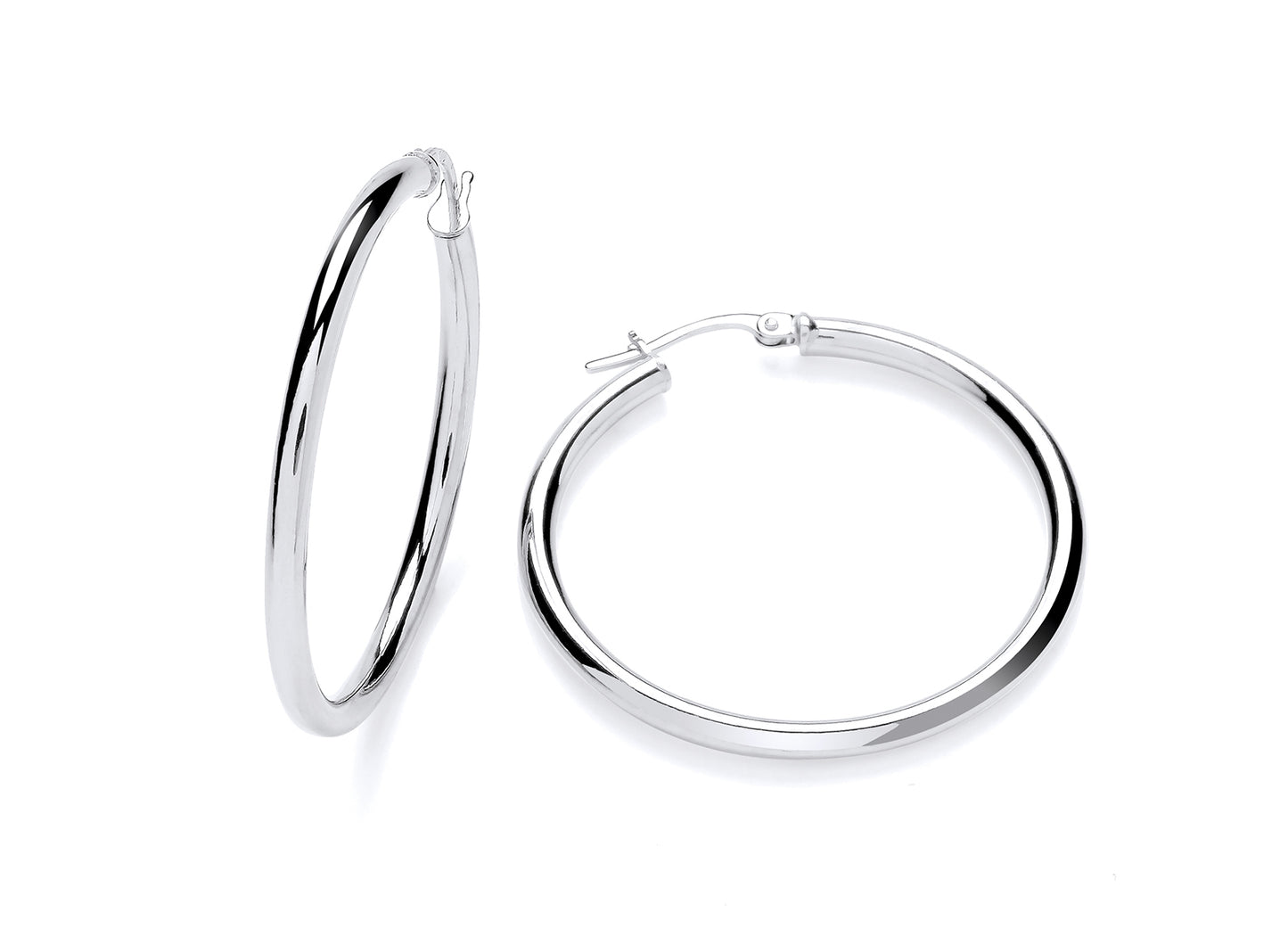 9ct 30mm Gold Hoops