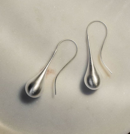 Silver Pendulum Drop Earrings