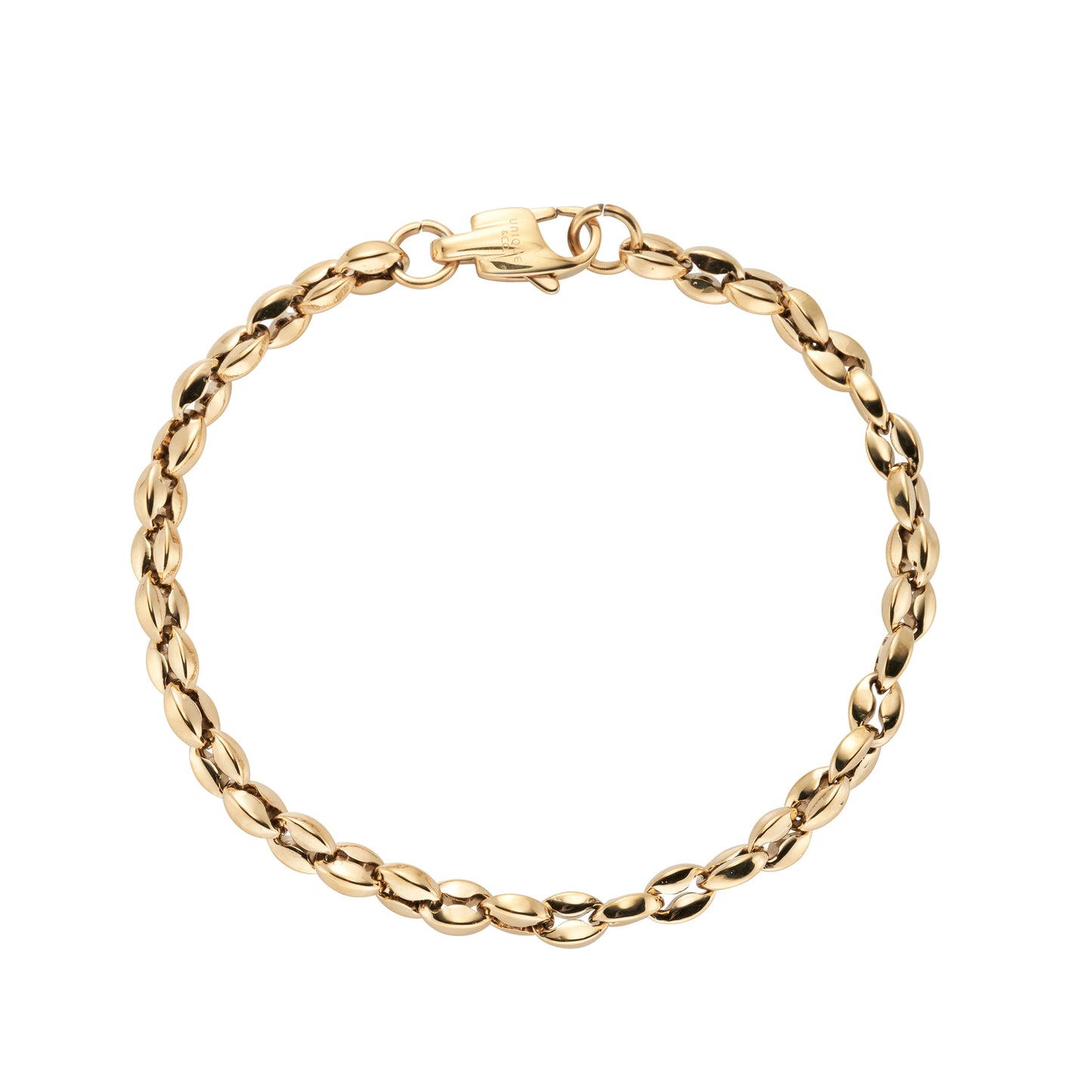 Stainless Steel Bracelet, Yellow IP