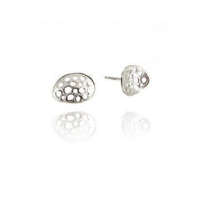 Morphology Medium Oval Stud Earrings