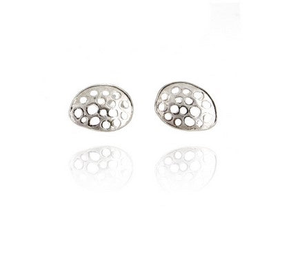 Morphology Medium Oval Stud Earrings