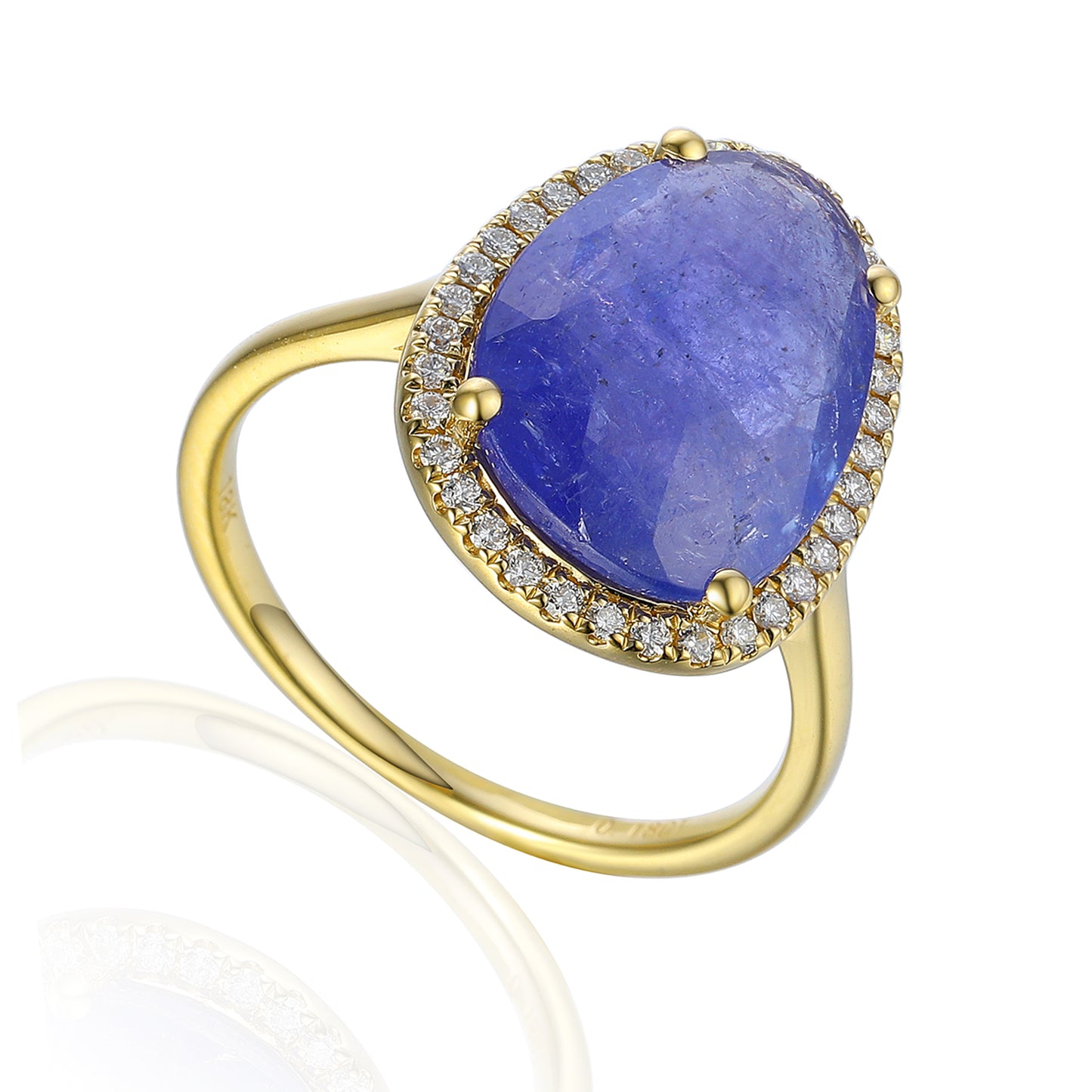 Tanzanite and Diamond Ring