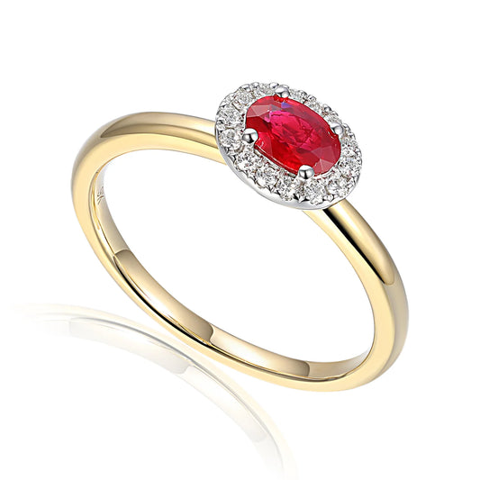 Ruby And Diamond Ring