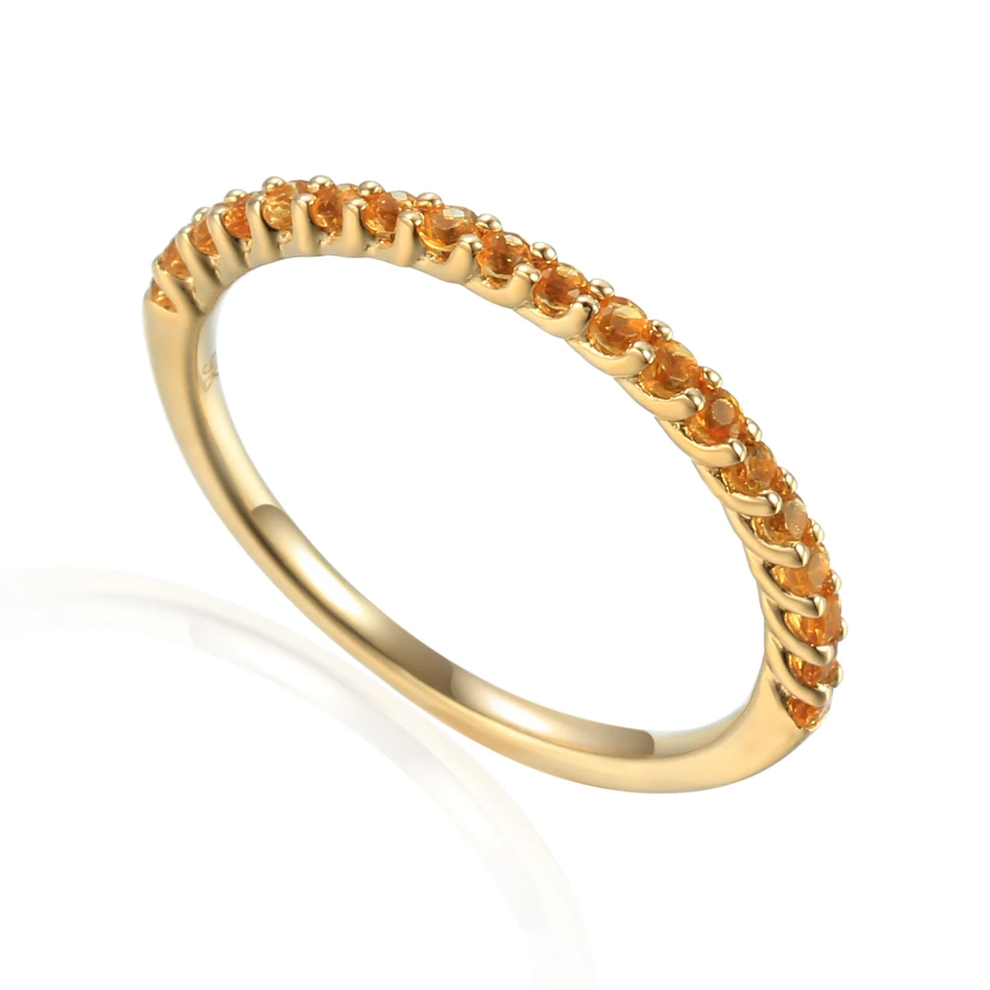 Citrine Eternity Band