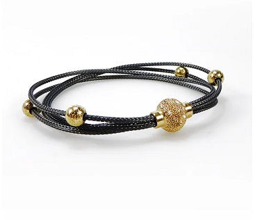 Multi Strand Bracelet, Silver/Oxi
