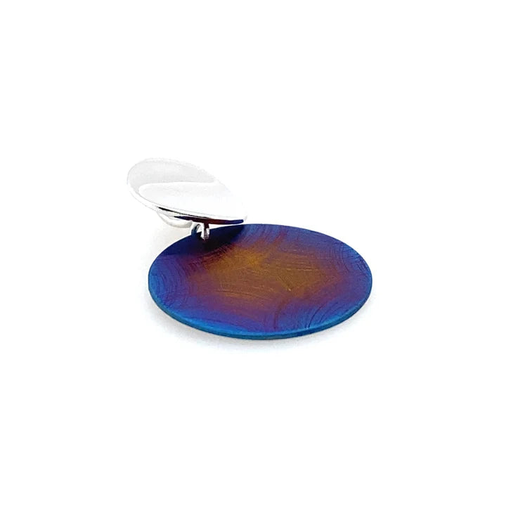 Titanium Double Circle Pendant