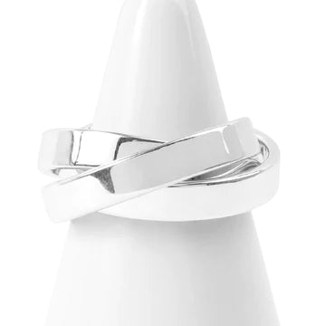 Silver Multi Band Ring