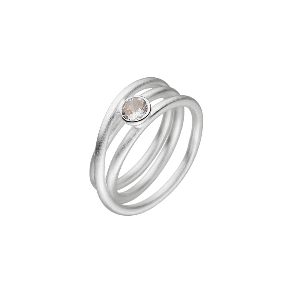 Silver Ring With CZ