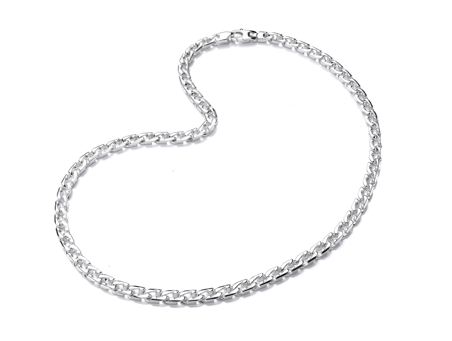 Silver Curb Necklace