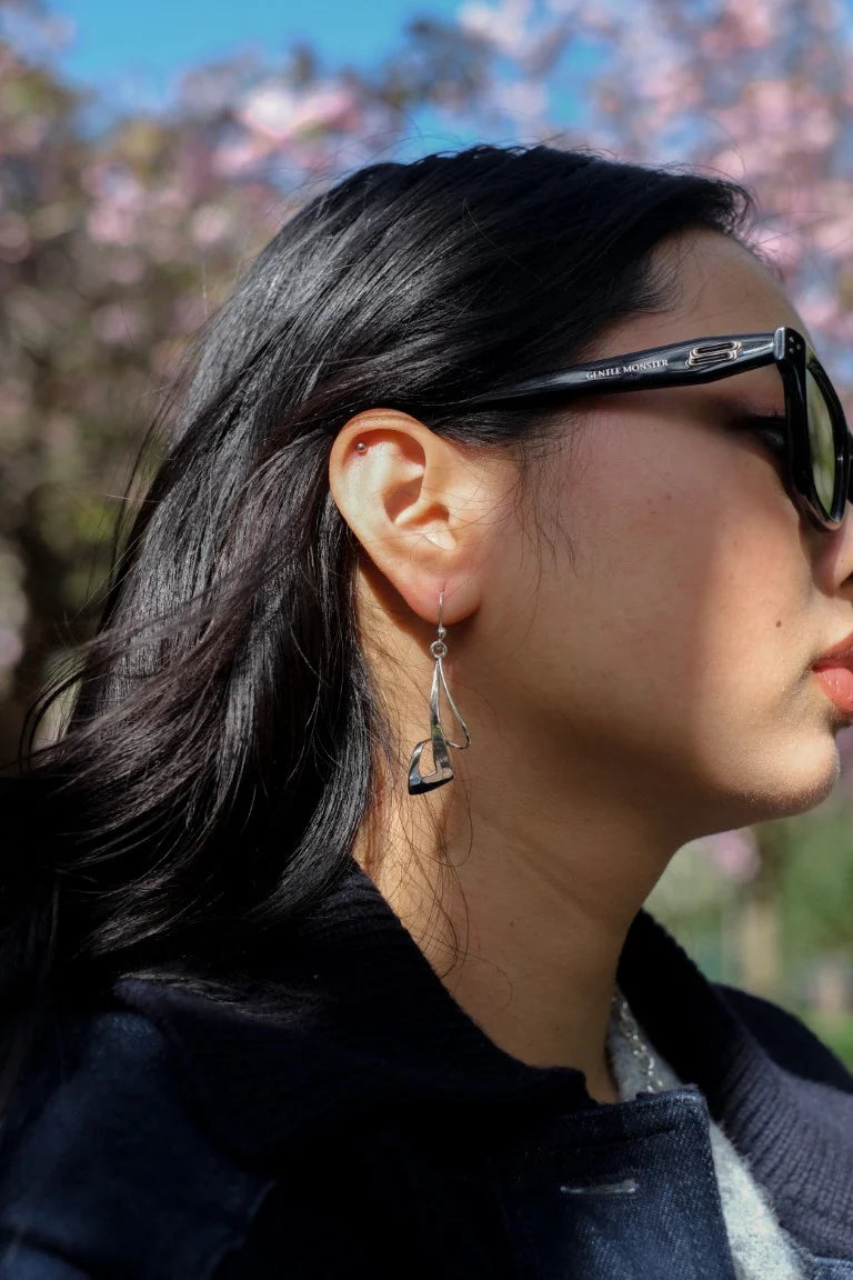 Angled Hook Earrings