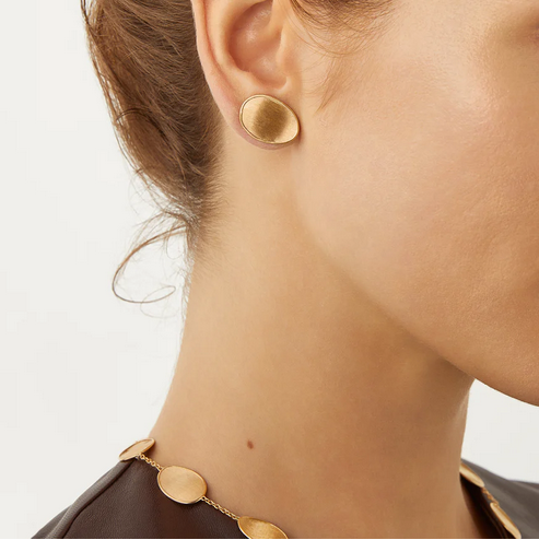 Lunaria Stud Earrings by Marco Bicego