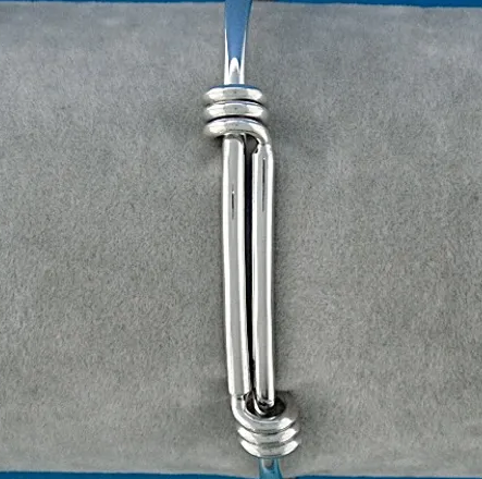Silver Expanding Bangle, Mini