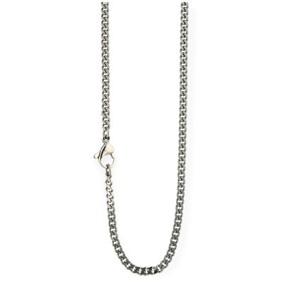 Titanium Fine Flat Curb Chain