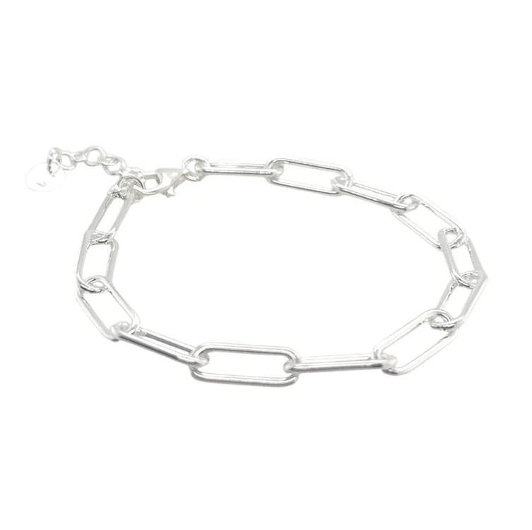 Silver Chain Link Bracelet