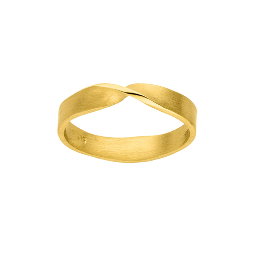 14ct Gold Twist Top Ring