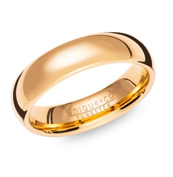 Tungsten Gold IP Court Ring