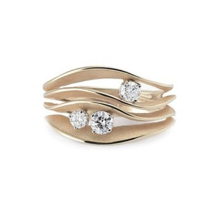 Dune Diamond Ring by Annamaria Cammilli