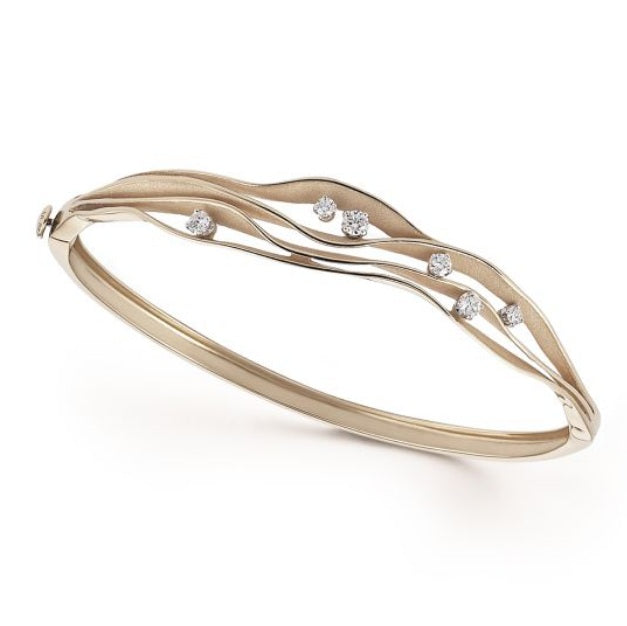 Dune Diamond Bangle by Annamaria Cammilli