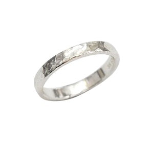 Silver Hammered Ring