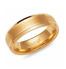 Tungsten Gold IP Ring