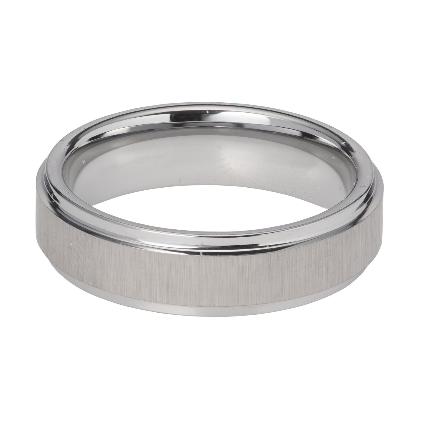 Tungsten Matte Centre Ring