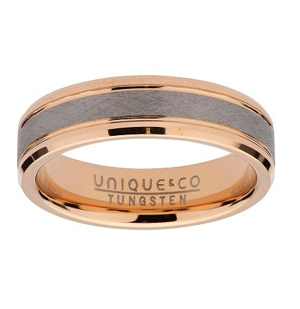 Tungsten and Rose IP Ring