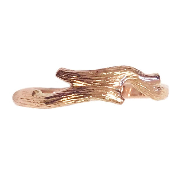 Gold Twig Ring