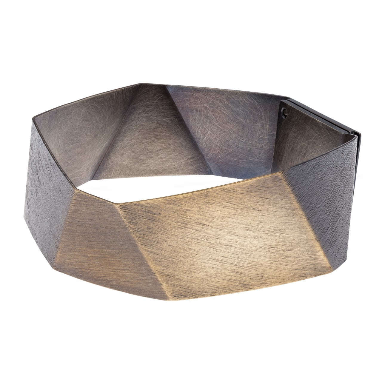 Origami Bangle, Brown