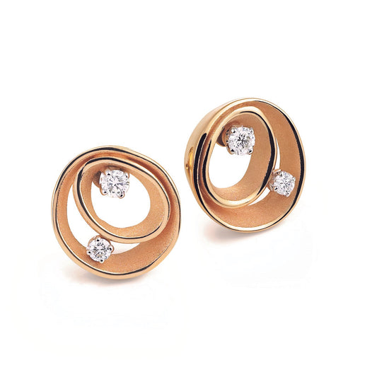 Dune Diamond Earrings by Annamaria Cammilli