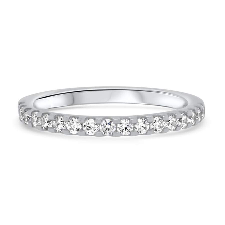 Lab Grown Half Eternity Diamond Band