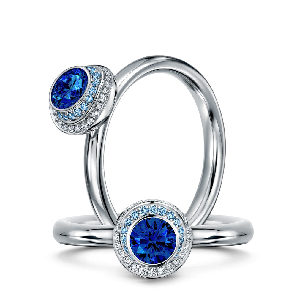 Clair de Lune Azure Ring