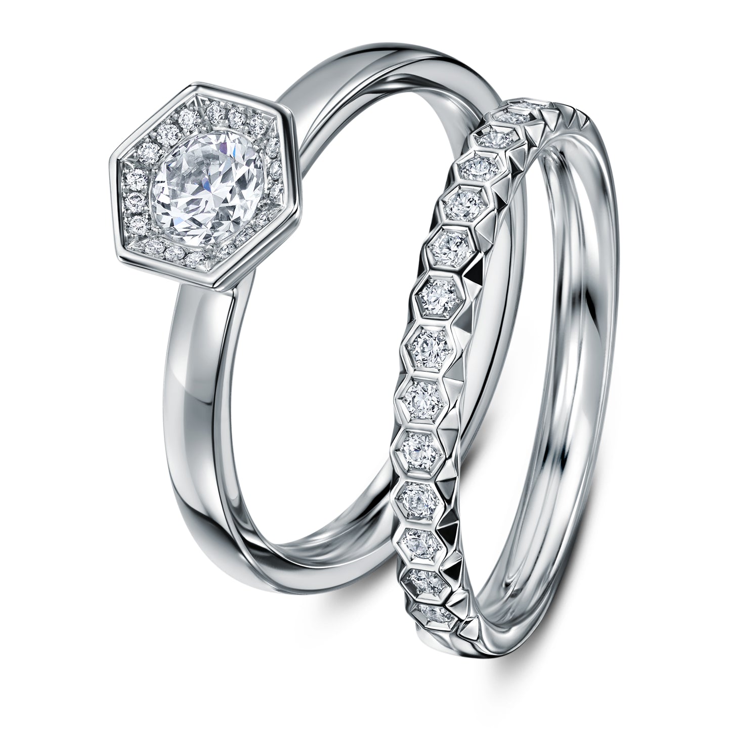Chapiteau de Diamants Wedding Ring