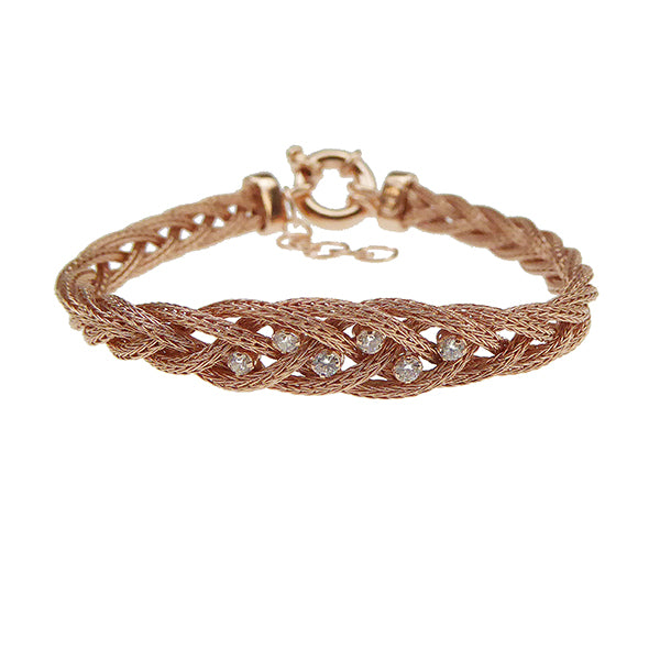 Knitted CZ Bracelet, RGP