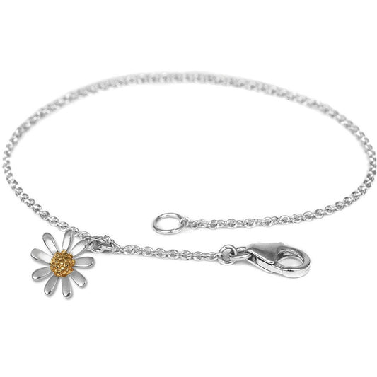 Silver Daisy Bracelet