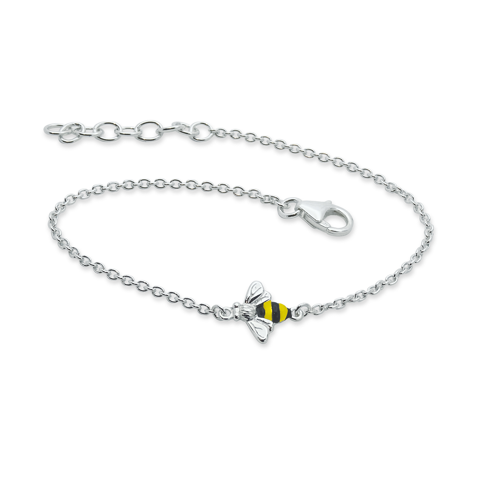 Silver Bee Bracelet