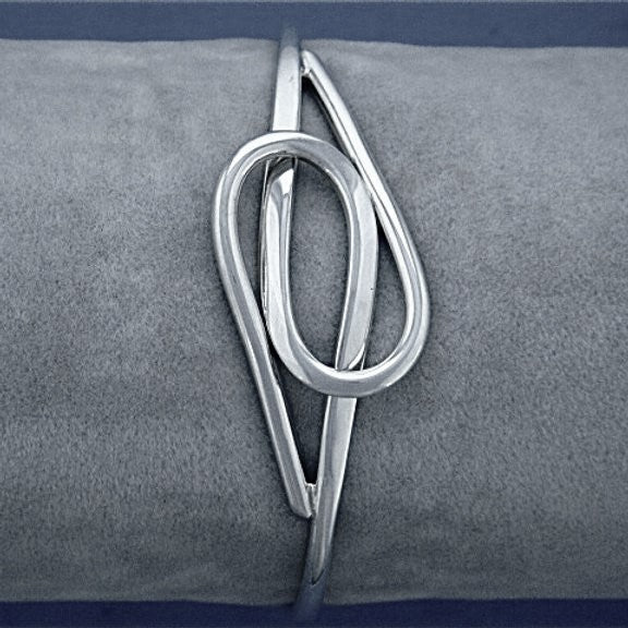 Silver Expanding Bangle